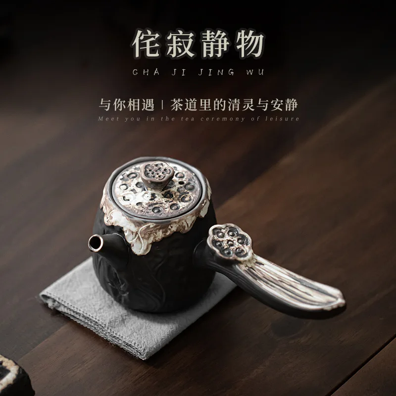 Керамический чайник ручной работы с боковой ручкой, чайник с фильтром для чая, керамический чайник, чайный набор для чая с боковой ручкой, чайник для чая
Керамический чайник ручной работы с боковой ручкой, чайник с фильтром для чая, керамический чайник, чайный набор для чая с боковой ручкой, чайник для чая