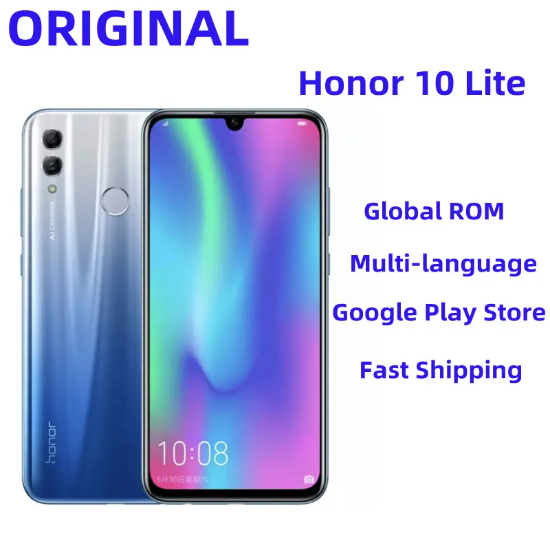 Новый Официальный Смартфон Honor 10 Lite с глобальной прошивкой, Android 9,0, фронтальная и тыловая камера 24 МП с искусственным интеллектом, сканер отпечатка пальца, 710, Восьмиядерный процессор Google Play
Новый Официальный Смартфон Honor 10 Lite с глобальной прошивкой, Android 9,0, фронтальная и тыловая камера 24 МП с искусственным интеллектом, сканер отпечатка пальца, 710, Восьмиядерный процессор Google Play