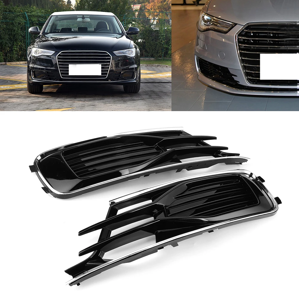 1 пара Левая Правая Автомобильная противотуманная фара решетка Подходит для Audi A6 C7.5 2016 2017 2018 4G0807647T94 4G0807648T9 Стайлинг автомобиля противотуман...
1 пара Левая Правая Автомобильная противотуманная фара решетка Подходит для Audi A6 C7.5 2016 2017 2018 4G0807647T94 4G0807648T9 Стайлинг автомобиля противотуман...