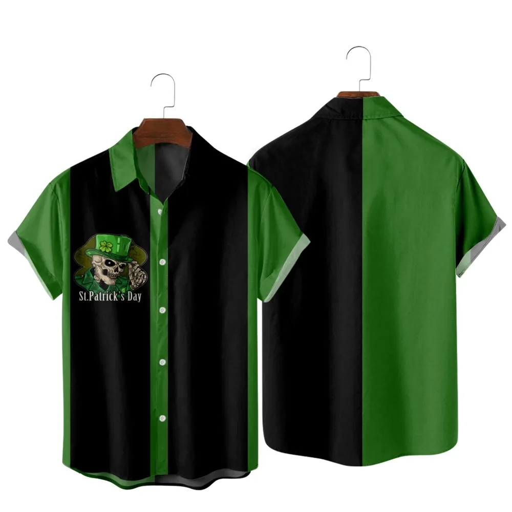 2022 Fashion Casual Hawaiian Beach Shirt, Green Dark Skull Logo Vintage Print, Summer Shirt for Men and Women
2022 Fashion Casual Hawaiian Beach Shirt, Green Dark Skull Logo Vintage Print, Summer Shirt for Men and Women