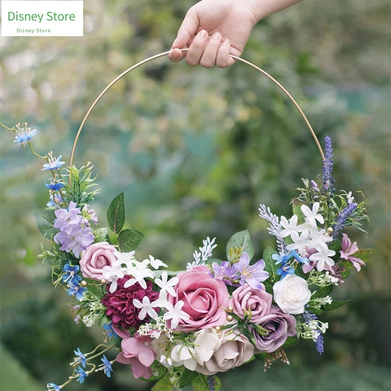 30-50CM Wrought Iron Double Circle Portable Wreath Christmas Wedding Arrangement Home Decoration White Wreath Large Wedding Hoop
30-50CM Wrought Iron Double Circle Portable Wreath Christmas Wedding Arrangement Home Decoration White Wreath Large Wedding Hoop