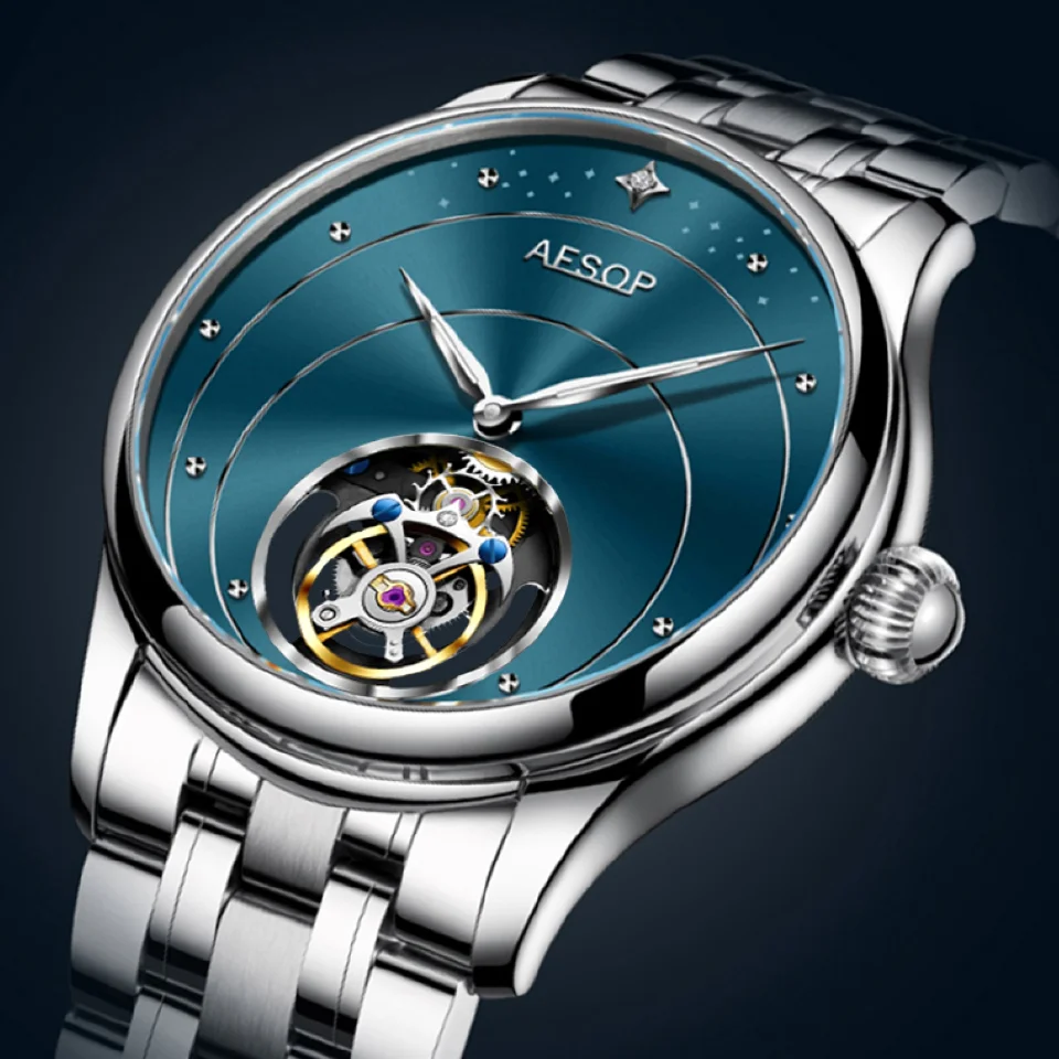 AESOP Flying Tourbillon Skeleton Watch for Men Mechanical Wristwatches Male Tourbillon Clocks Skeleton Sapphire Waterproof Watch
AESOP Flying Tourbillon Skeleton Watch for Men Mechanical Wristwatches Male Tourbillon Clocks Skeleton Sapphire Waterproof Watch