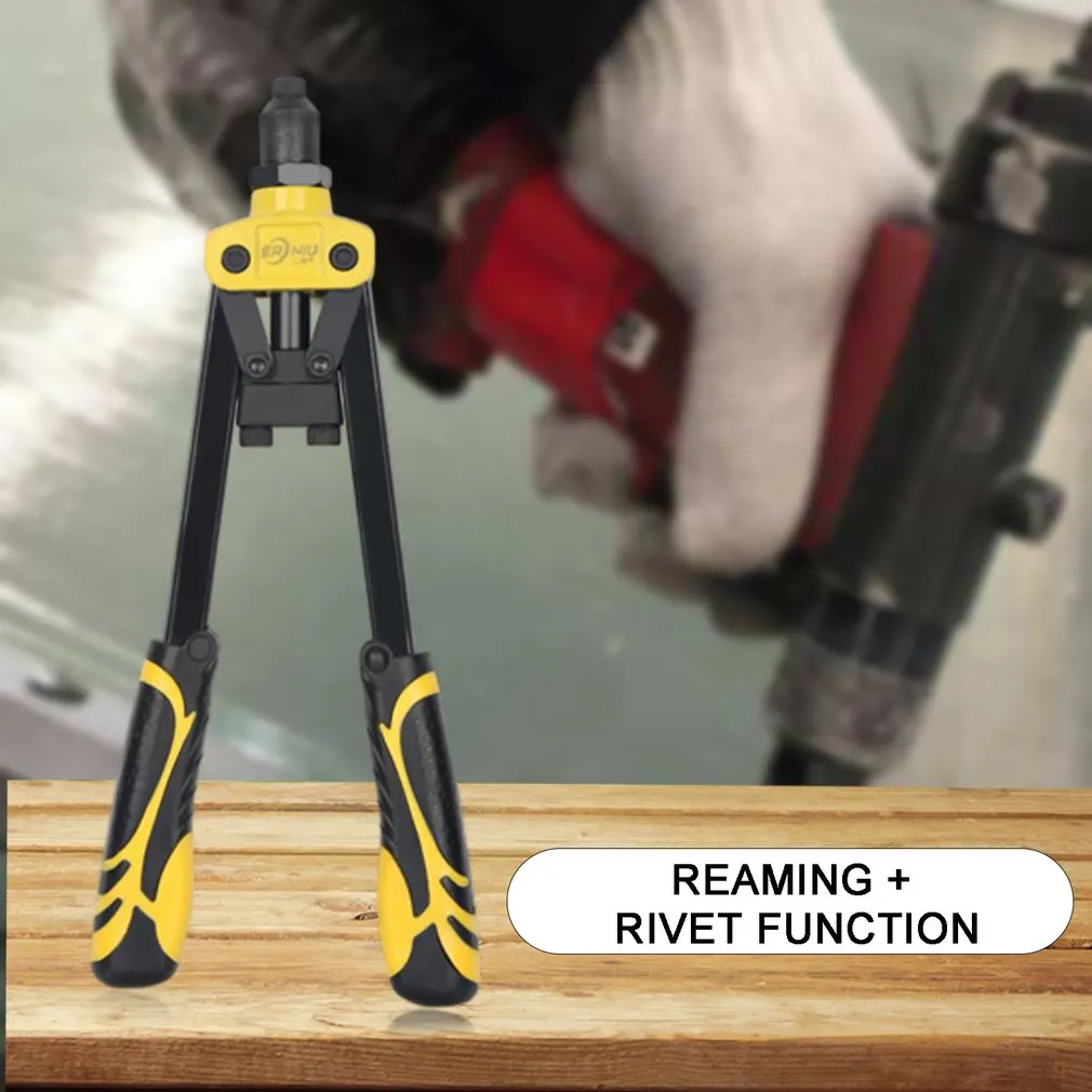 Rivet Gun Heavy Duty Riveter Manual Nail Gun High Hardness Joinery Work Reaming Riveting Tool With 200pcs M3-M10 Rivet Nuts
Rivet Gun Heavy Duty Riveter Manual Nail Gun High Hardness Joinery Work Reaming Riveting Tool With 200pcs M3-M10 Rivet Nuts