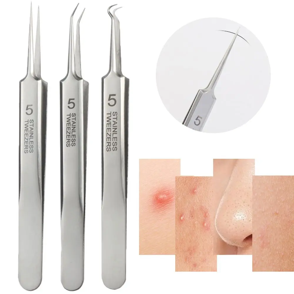 Stainless Steel Ultra-fine Cell Pimples Blackhead Clip Tweezers Beauty Salon Special Scraping Closing Artifact Acne Needle Tool
Stainless Steel Ultra-fine Cell Pimples Blackhead Clip Tweezers Beauty Salon Special Scraping Closing Artifact Acne Needle Tool