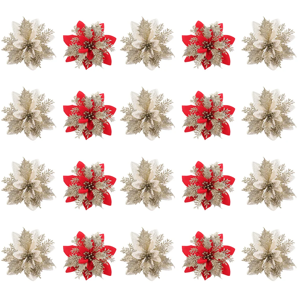 Christmas Poinsettia Flower Flowers Glitter Artificial Wreathornaments Tree Decoration Fake Faux Decor Simulation Glittery
Christmas Poinsettia Flower Flowers Glitter Artificial Wreathornaments Tree Decoration Fake Faux Decor Simulation Glittery