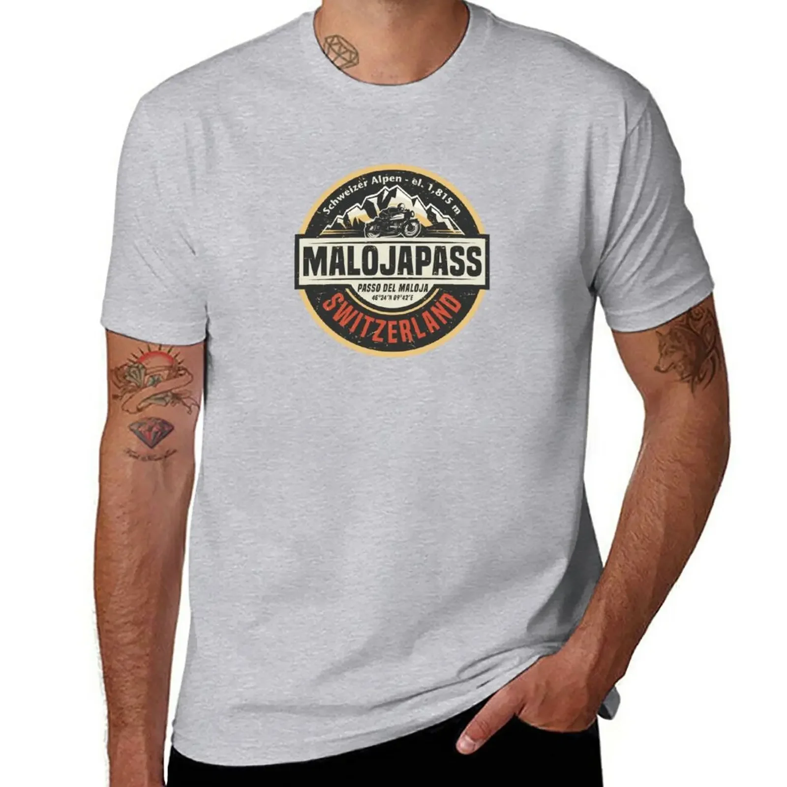 Maloja Pass Passo del футболка Спортивные фанаты аниме одежда мужские Графические