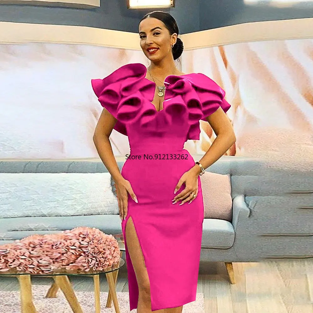 African Women Sexy Evening Dresses Backless Bodycon Ruffle Gown Vetement Femme Grande Taille Robe Africaine Party Outfits
African Women Sexy Evening Dresses Backless Bodycon Ruffle Gown Vetement Femme Grande Taille Robe Africaine Party Outfits
