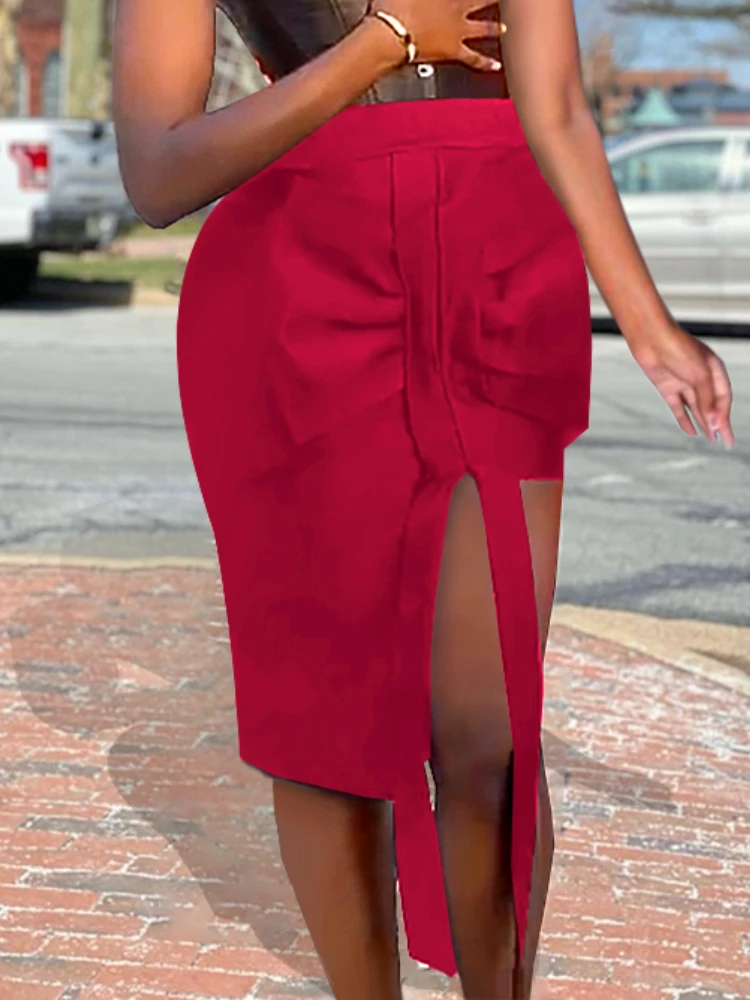 Red Irregular Skirts High Waist Stylish Knee Length Women Cocktail Event Evening Clubwear Jupes Summer Fashion Skirt Outfit 2022
Red Irregular Skirts High Waist Stylish Knee Length Women Cocktail Event Evening Clubwear Jupes Summer Fashion Skirt Outfit 2022