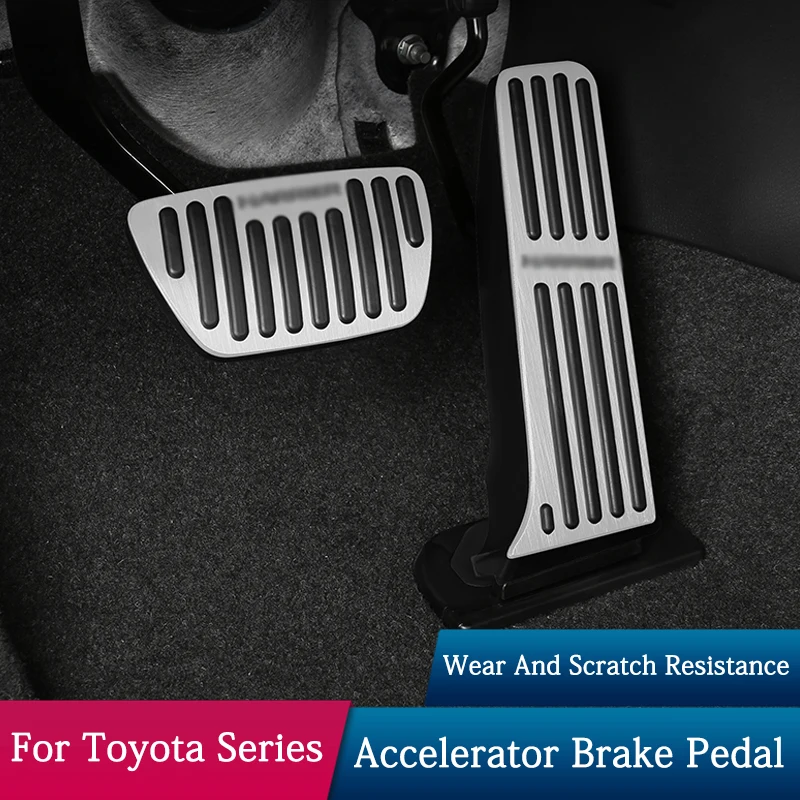 Накладки на педали газа и тормоза, из алюминиевого сплава 
Накладки на педали газа и тормоза, из алюминиевого сплава