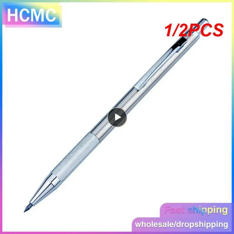 

1/2PCS High Quality Titanium Tactical Bolt Action Ballpoint Pen Self Defense EDC Writing Tools for Outdoor Traveling Office Gift