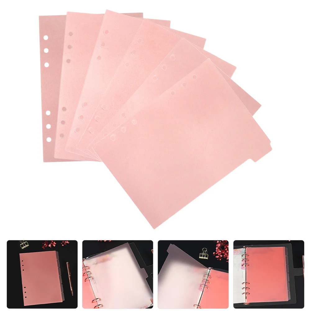 6 Pcs Notebook Separated Pages Loose Leaf Binder Index Classified Labels Separator Markers Notepad Divider Tabs Pp
6 Pcs Notebook Separated Pages Loose Leaf Binder Index Classified Labels Separator Markers Notepad Divider Tabs Pp