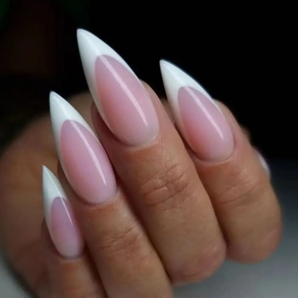 24pcs Detachable DIY Press on Nails Marble White Edge False Nails Long Almond French
24pcs Detachable DIY Press on Nails Marble White Edge False Nails Long Almond French