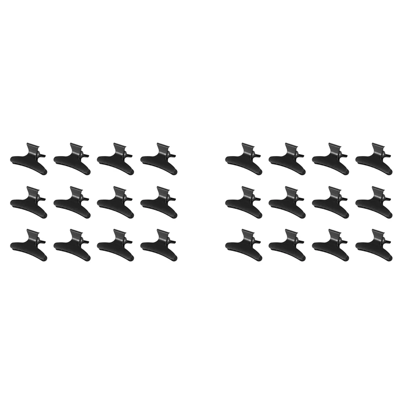 24 Black Hairdressing Hairdressers Butterfly Hair Claw Salon Section Clip Clasps Clamps Barrettes
24 Black Hairdressing Hairdressers Butterfly Hair Claw Salon Section Clip Clasps Clamps Barrettes