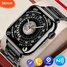 For Apple Watch New Smart Watch Men Custom Watch Face Series 8 NFC Bluetooth Call GPS Motion Tracker Waterproof Smartwatch women