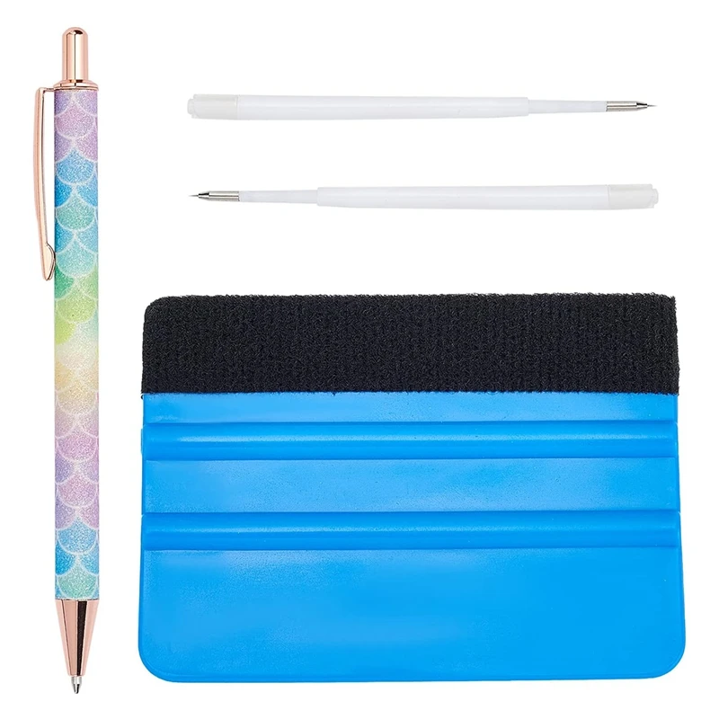 4PCS Precision Pin Pen Set Craft Vinyl Weeding Tools Retractable Air Pin Pen Wrap Installation Kit (Fish Scales)
4PCS Precision Pin Pen Set Craft Vinyl Weeding Tools Retractable Air Pin Pen Wrap Installation Kit (Fish Scales)