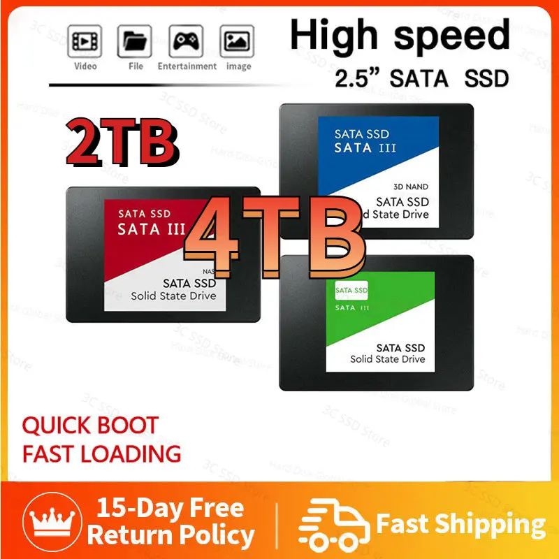 Original 2.5 Sata3 Hard Drive Disk ssd 4TB HDD High Speed Transfer 1TB 2TB SSD SATA 3 Internal Solid State For Laptop
Original 2.5 Sata3 Hard Drive Disk ssd 4TB HDD High Speed Transfer 1TB 2TB SSD SATA 3 Internal Solid State For Laptop