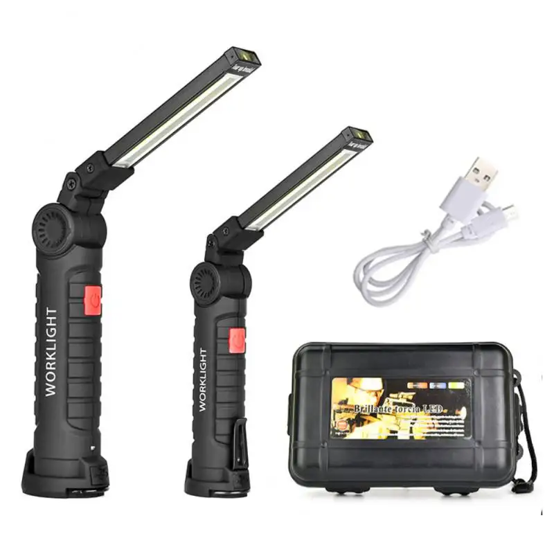 Led Flashlight USB Rechargeable With Built-in Battery Set Multi Function Folding Work Light COB Waterproof Fishing Camping Torch
Led Flashlight USB Rechargeable With Built-in Battery Set Multi Function Folding Work Light COB Waterproof Fishing Camping Torch