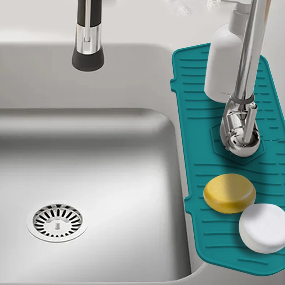 Kitchen Faucet Absorbent Mat Sink Splash Guard Silicone Faucet Splash Catcher Countertop Protector For Bathroom Kitchen Gadgets
Kitchen Faucet Absorbent Mat Sink Splash Guard Silicone Faucet Splash Catcher Countertop Protector For Bathroom Kitchen Gadgets