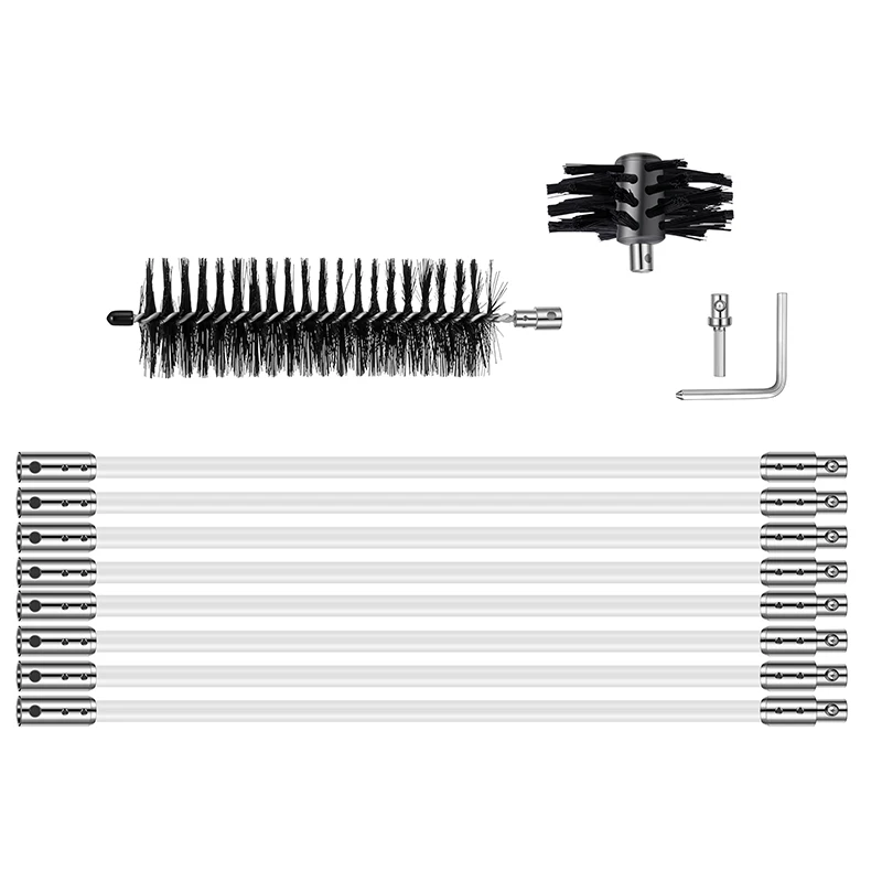 Convenient Practical Useful Chimney Cleaner Fireplace Home Nylon Set Adapter Brush Head Cleaning Hex Wrench Indoor
Convenient Practical Useful Chimney Cleaner Fireplace Home Nylon Set Adapter Brush Head Cleaning Hex Wrench Indoor