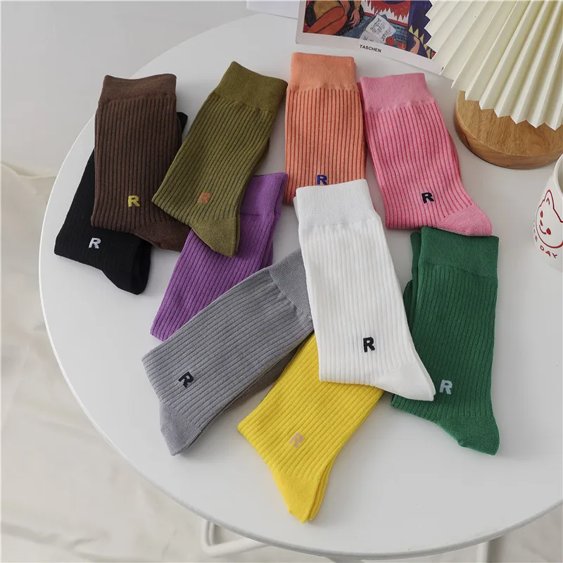 Women's Socks Solid Socks Woman Socks Harajuku Colorful Pure Socks Cute Fashion Purple Pink Yellow White Black Color Socks New
Women's Socks Solid Socks Woman Socks Harajuku Colorful Pure Socks Cute Fashion Purple Pink Yellow White Black Color Socks New