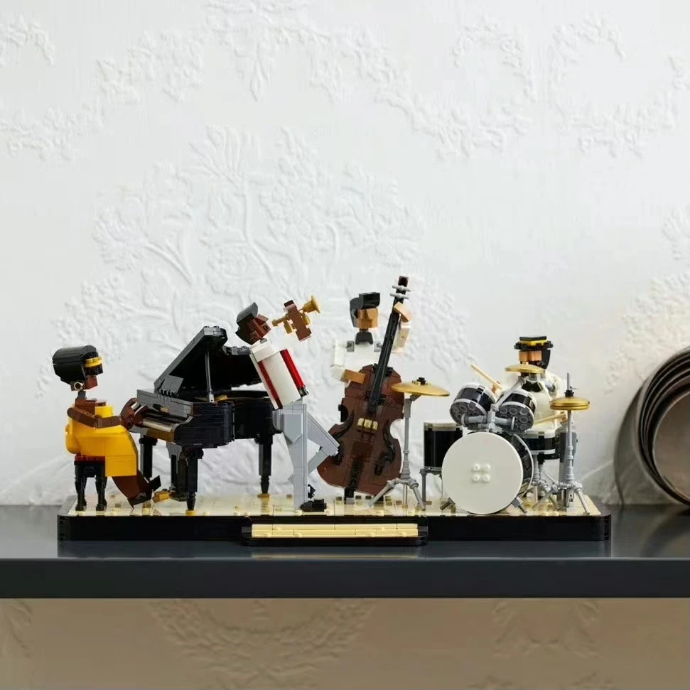 Ideas1606pcs 21334 Jazz Quartett City Band Musical Instrument Model Building Blocks Bricks Educational Toys For Kids Gifts
Ideas1606pcs 21334 Jazz Quartett City Band Musical Instrument Model Building Blocks Bricks Educational Toys For Kids Gifts