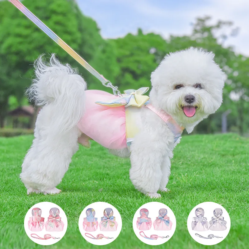 Dog Dress Harness Vest with Leash No Pull Cat Small Medium Girl Pet Floral Harness Leash Set for Outdoor Walking Supplies
Dog Dress Harness Vest with Leash No Pull Cat Small Medium Girl Pet Floral Harness Leash Set for Outdoor Walking Supplies
