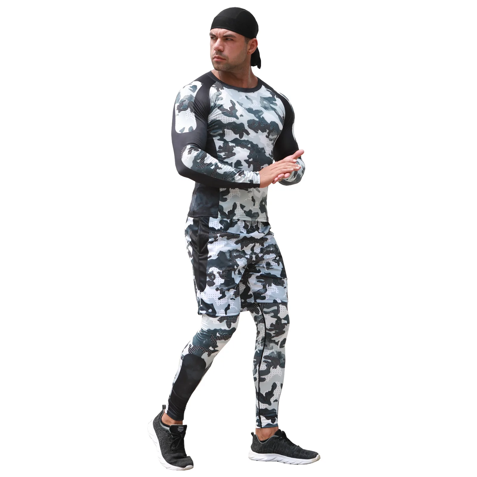 Sports Suit Men's Cycling Wear High Elastic Fitness Wear 3 Pc Casual Sports Suit T-shirt Trousers Shorts Pants Motor Accessories
Sports Suit Men's Cycling Wear High Elastic Fitness Wear 3 Pc Casual Sports Suit T-shirt Trousers Shorts Pants Motor Accessories