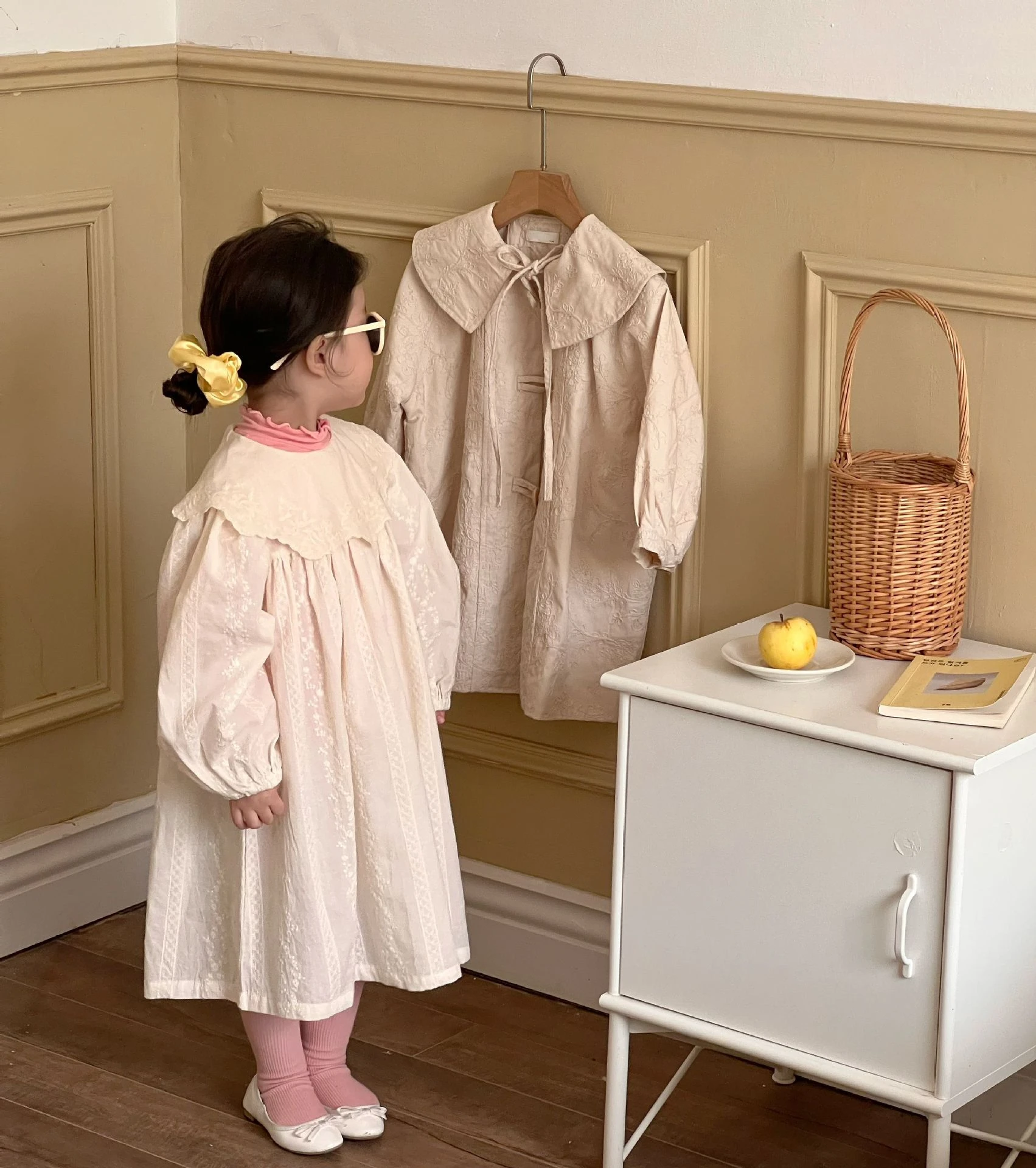 RiniKinda Girls Princess Dresses Autumn Kids Flower Embroidered Big Lapel Dress 1-6 Years Vestidos Children Casual Clothes
RiniKinda Girls Princess Dresses Autumn Kids Flower Embroidered Big Lapel Dress 1-6 Years Vestidos Children Casual Clothes