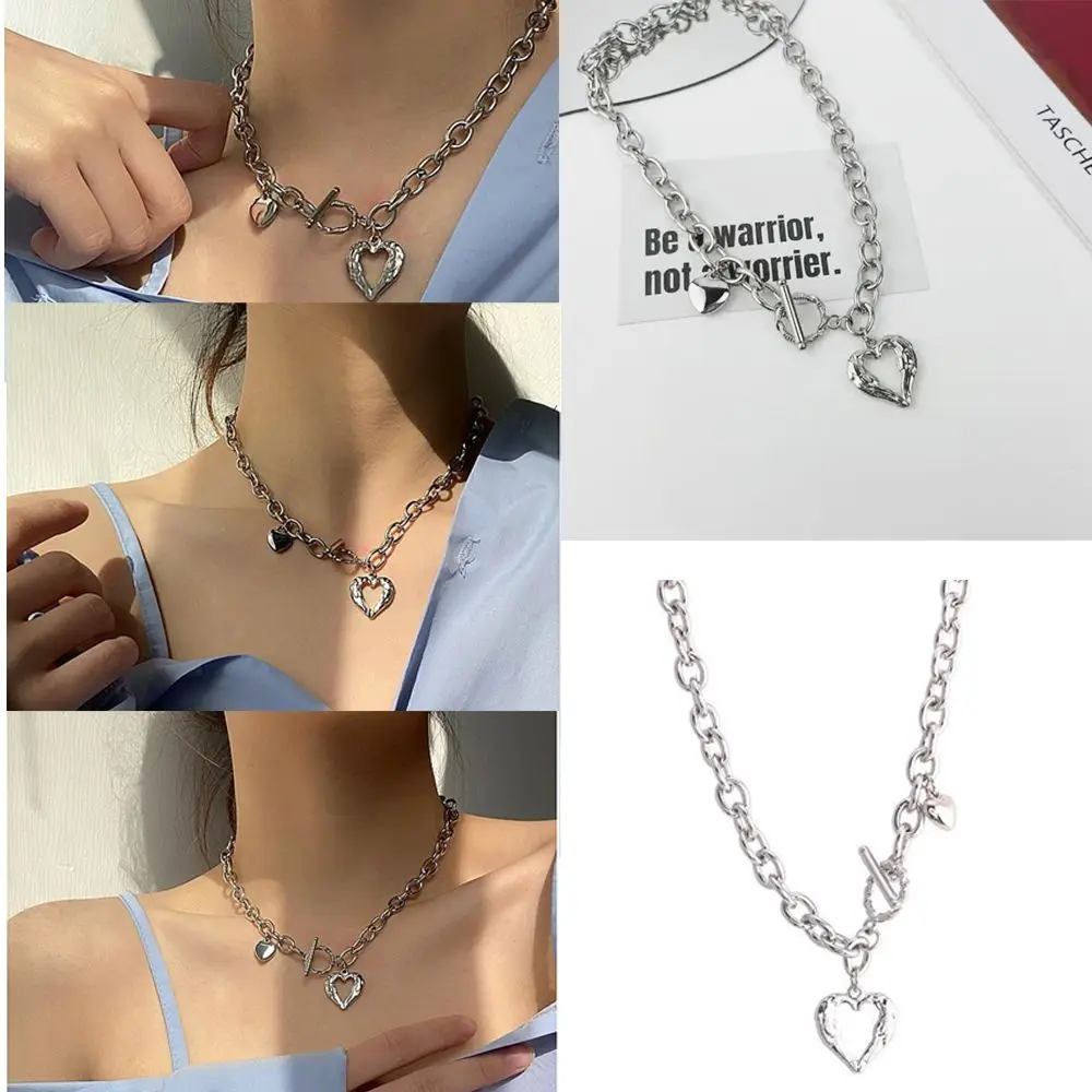 New Women Valentine's Day Gifts Retro Pendant Hip Hop Thick Chain Hollow Heart Love Heart Necklace Choker
New Women Valentine's Day Gifts Retro Pendant Hip Hop Thick Chain Hollow Heart Love Heart Necklace Choker