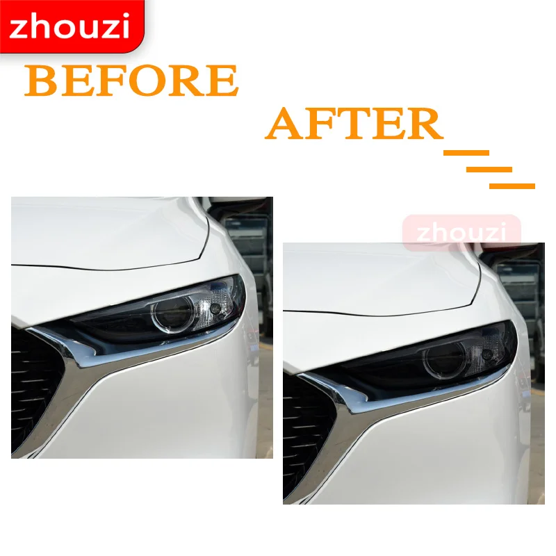 2 шт. для Mazda 3 BP 2019 2020-тонировка для автомобильных фар, Черная защитная пленка, виниловая защита, прозрачная наклейка из ТПУ, аксессуары
2 шт. для Mazda 3 BP 2019 2020-тонировка для автомобильных фар, Черная защитная пленка, виниловая защита, прозрачная наклейка из ТПУ, аксессуары