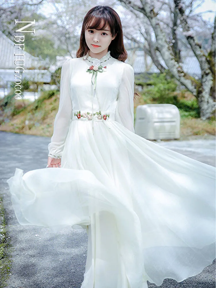2022 Spring New Korean Version Embroidery Women's Retro Long Sleeve Fairy Very Good Quality Long Dress
2022 Spring New Korean Version Embroidery Women's Retro Long Sleeve Fairy Very Good Quality Long Dress