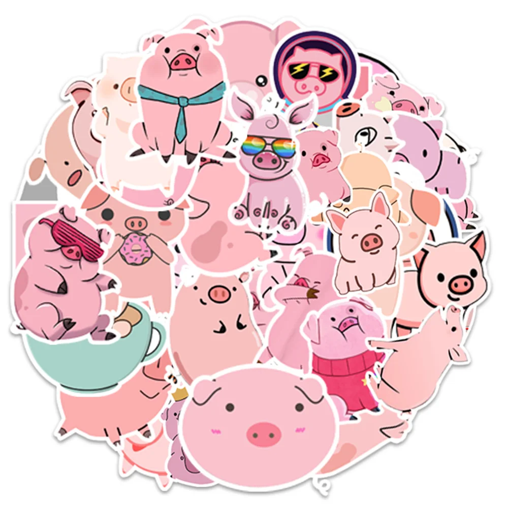 10/30/50PCS New DIY Cute Pig Sticker Cartoon Creative Anime Kids Computer Luggage Car Guitar Bed Decoration Waterproof Wholesale
10/30/50PCS New DIY Cute Pig Sticker Cartoon Creative Anime Kids Computer Luggage Car Guitar Bed Decoration Waterproof Wholesale