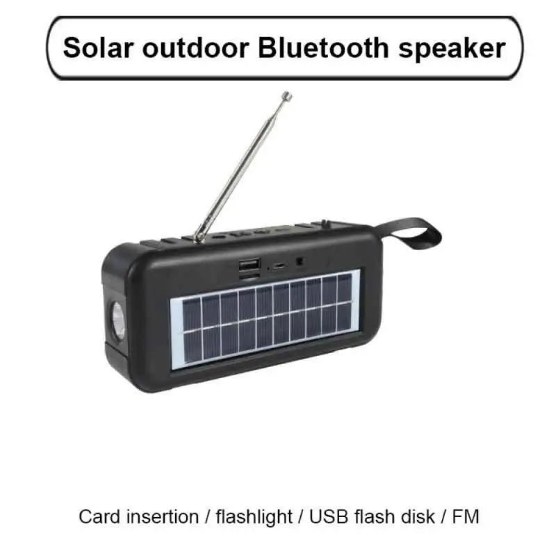 High Power Music Player Portable Outdoor Column Subwoofer Wireless Speaker Led Flashlight Bluetooth-compatible Speaker Solar
High Power Music Player Portable Outdoor Column Subwoofer Wireless Speaker Led Flashlight Bluetooth-compatible Speaker Solar