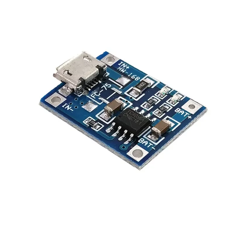 18650 lithium battery protection board Micro USB / Type-c charging module TP4056 with protection one plate module TC4056
18650 lithium battery protection board Micro USB / Type-c charging module TP4056 with protection one plate module TC4056