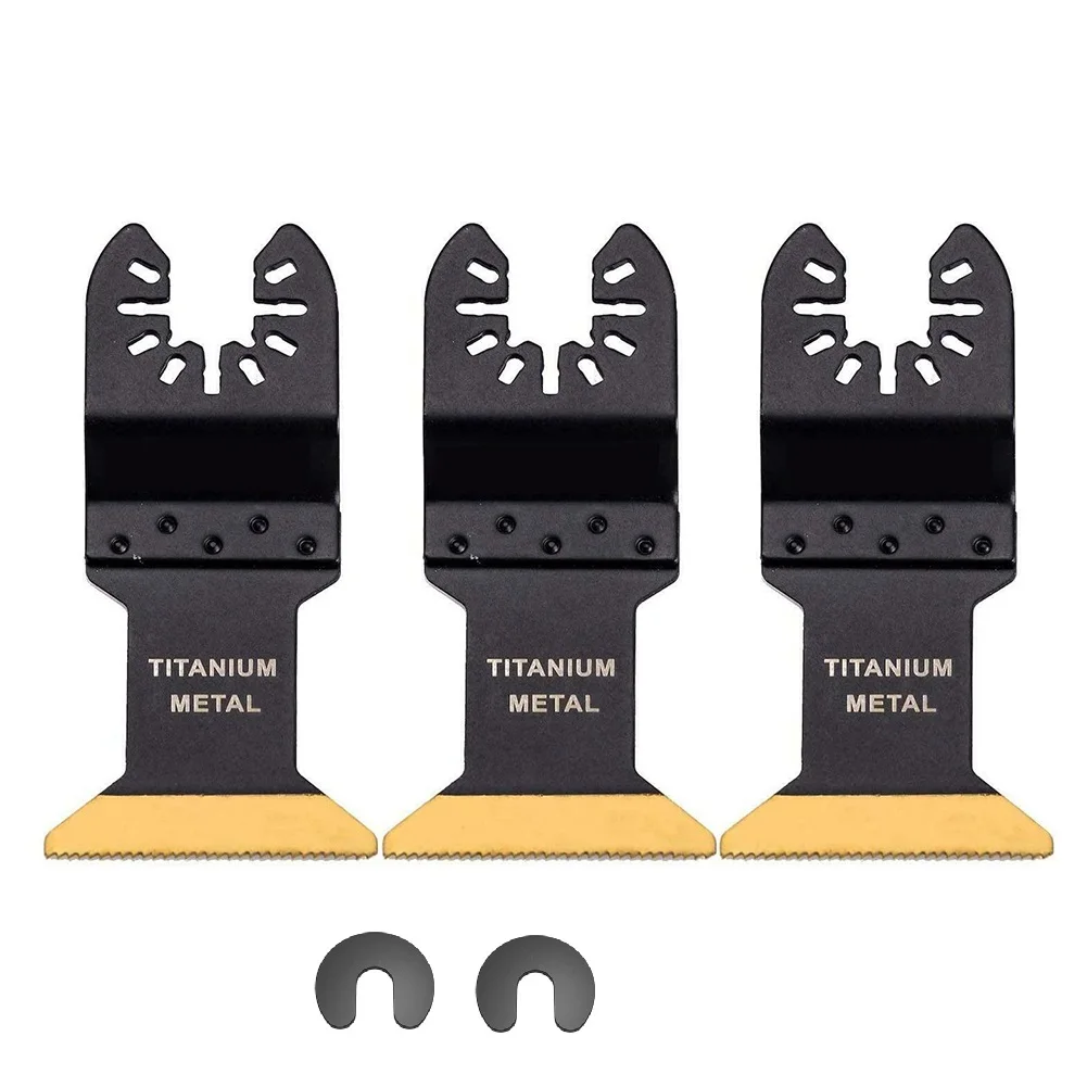 6 Pcs Oscillating Multitool Blade Titanium Multi-Tool Saw Blade Accessories For Black+Decker Woodworking Tools
6 Pcs Oscillating Multitool Blade Titanium Multi-Tool Saw Blade Accessories For Black+Decker Woodworking Tools