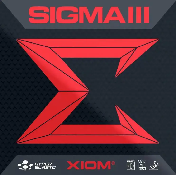 XIOM Proud Internal Energy Cake Sponge SIGMA 3 Table Tennis Rubber Reversed Glue Cover 1 piece
XIOM Proud Internal Energy Cake Sponge SIGMA 3 Table Tennis Rubber Reversed Glue Cover 1 piece