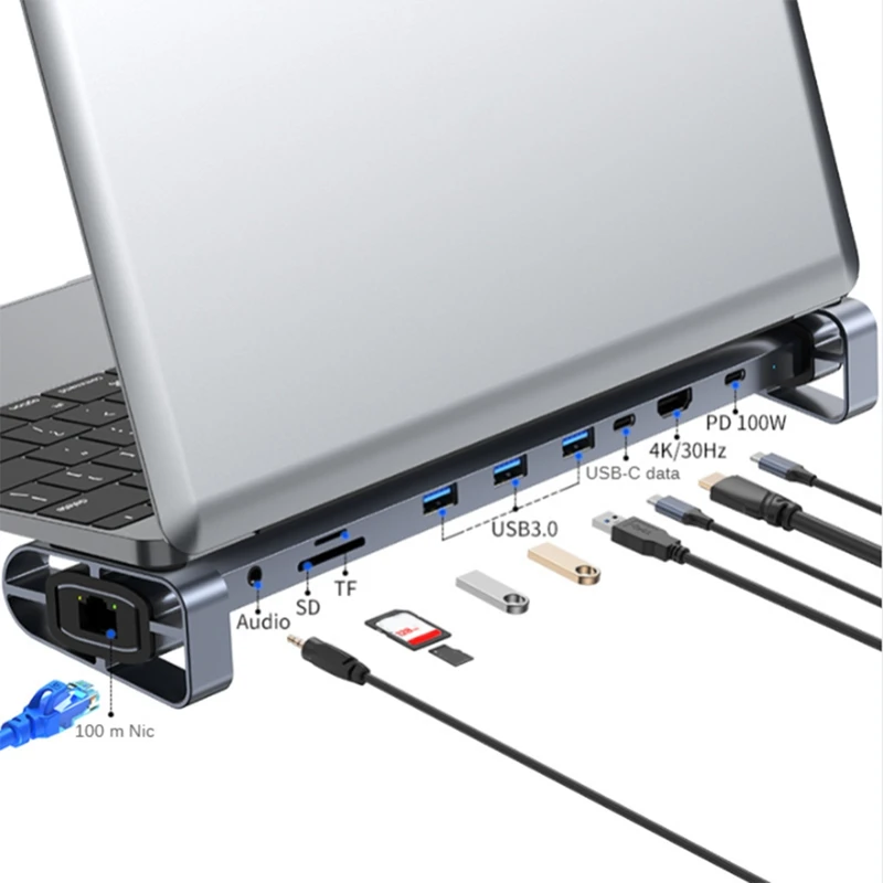 1 Piece USB C HUB Type C To HDMI-Compatible 3.5Mm Audio Jack USB 3.0 Adapter Type C HUB Dock USB C Splitter Laptop Stand
1 Piece USB C HUB Type C To HDMI-Compatible 3.5Mm Audio Jack USB 3.0 Adapter Type C HUB Dock USB C Splitter Laptop Stand