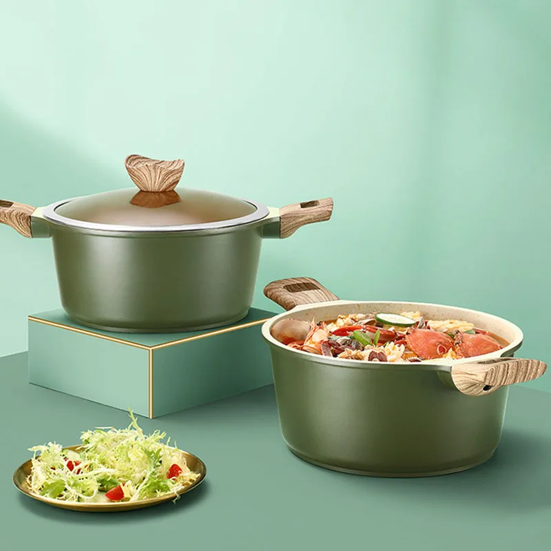 Non Stick Cooking Pots Milk Stew Hotpot Thick Bottom Camp Small Korean Noodles Stockpot Gas Stove Cookware Panelas Kitchenware
Non Stick Cooking Pots Milk Stew Hotpot Thick Bottom Camp Small Korean Noodles Stockpot Gas Stove Cookware Panelas Kitchenware