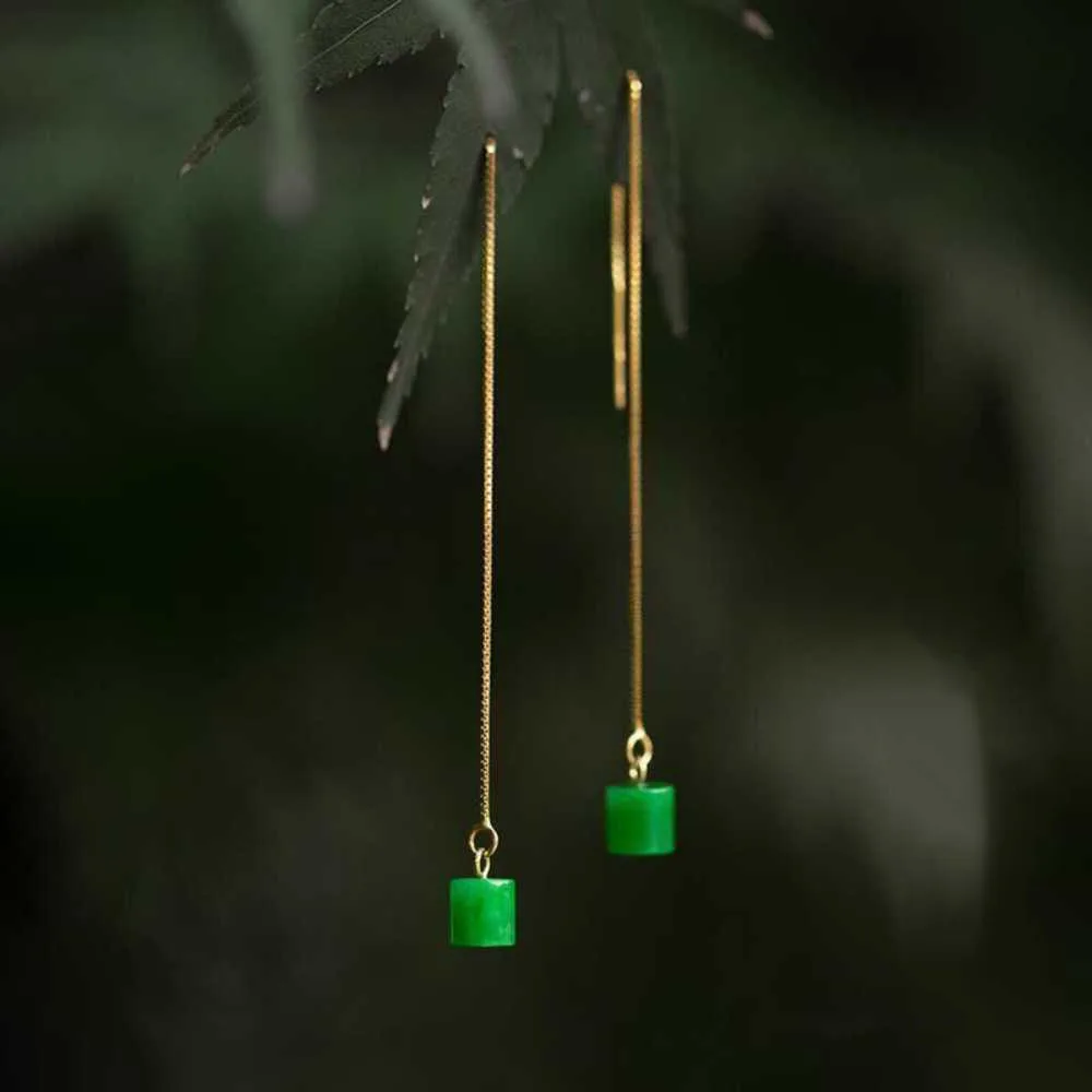 Natural Jadeite jade Earrings 18k Ear Line Eardrop VALENTINE'S DAY Halloween Mother's Day Fashion Aquaculture Classic CARNIVAL
Natural Jadeite jade Earrings 18k Ear Line Eardrop VALENTINE'S DAY Halloween Mother's Day Fashion Aquaculture Classic CARNIVAL
