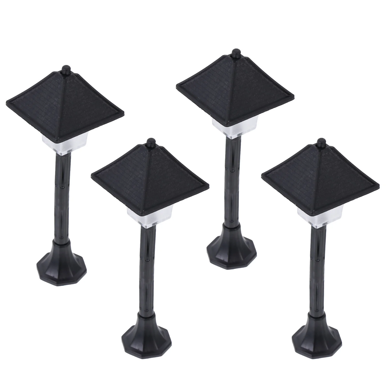4 Pcs Decorations Plastic Street Lamp Model Ornament Pot Culture Light Mini Streetlight
4 Pcs Decorations Plastic Street Lamp Model Ornament Pot Culture Light Mini Streetlight