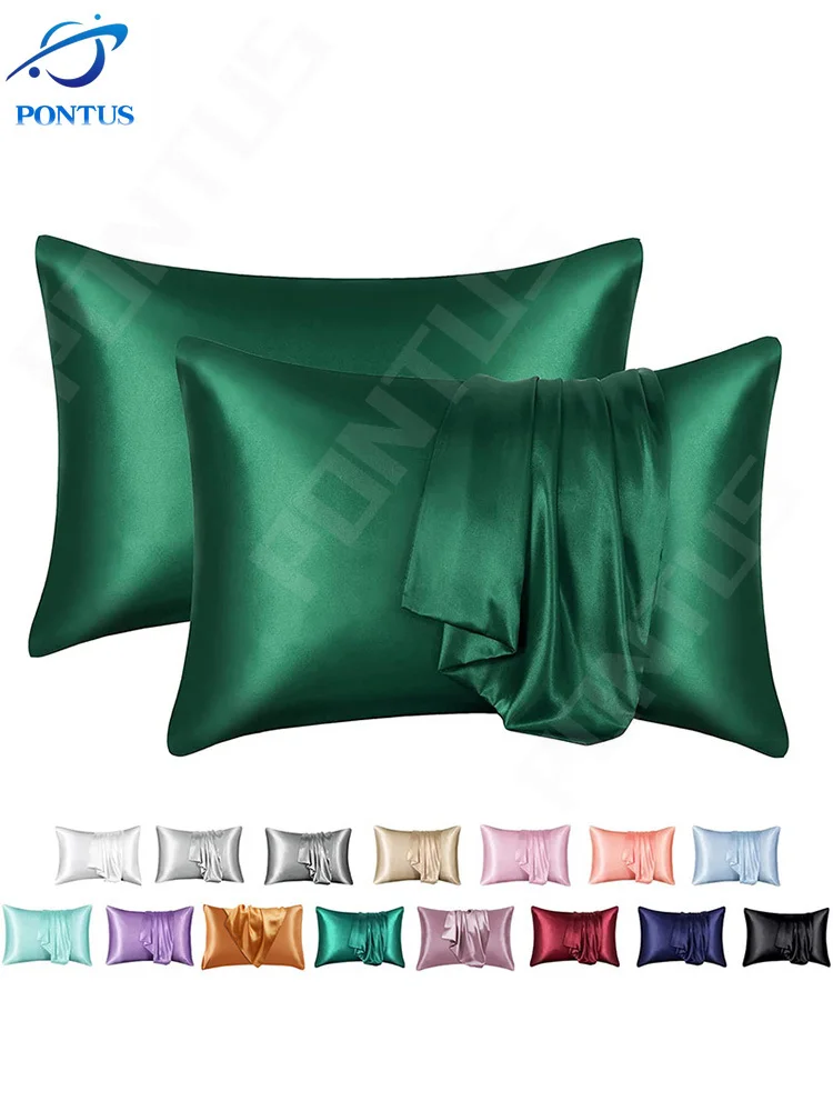 2pcs Silk Pillowcase Pillow Cover Silky Satin Hair Beauty Pillowcase Comfortable Pillow Case for Bedding Pillows Skin Friendly
2pcs Silk Pillowcase Pillow Cover Silky Satin Hair Beauty Pillowcase Comfortable Pillow Case for Bedding Pillows Skin Friendly