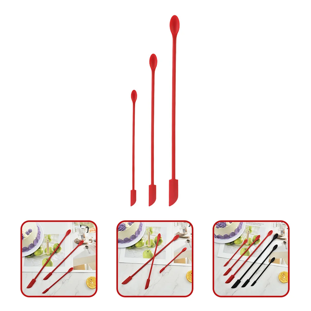 3pcs Silicone Spatula Small Rubber Spatula Makeup Spatula for Kitchen Glass Jar Storage Jar Bottles Products Red
3pcs Silicone Spatula Small Rubber Spatula Makeup Spatula for Kitchen Glass Jar Storage Jar Bottles Products Red