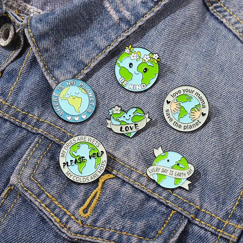 Please Help Earth Enamel Pin Custom Be Kind Hug Earth No Planet B Brooches Lapel Pin Badge Environment Jewelry Gifts For Kids
Please Help Earth Enamel Pin Custom Be Kind Hug Earth No Planet B Brooches Lapel Pin Badge Environment Jewelry Gifts For Kids
