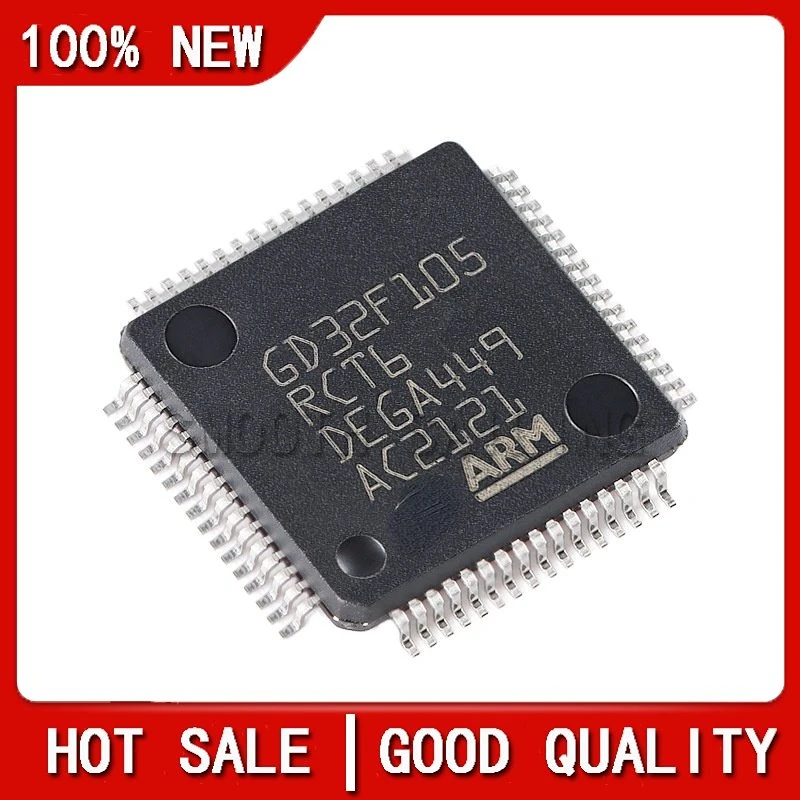 10PCS/LOT Original GD32F105RCT6 LQFP-64 ARM Cortex-M3 32-bit microcontroller MCU chip
10PCS/LOT Original GD32F105RCT6 LQFP-64 ARM Cortex-M3 32-bit microcontroller MCU chip