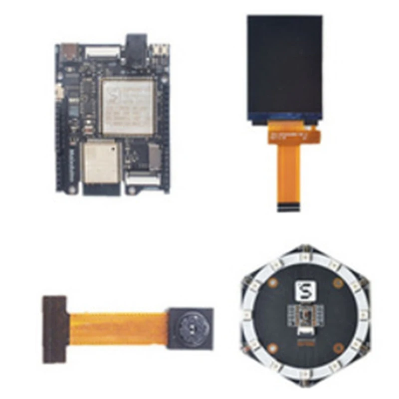 For Maix Duino K210 RISC-V AI LOT ESP32 AI Development Board 2.4 Inch Screen+G4.4 Camera+Microphone Array Replacement Kit
For Maix Duino K210 RISC-V AI LOT ESP32 AI Development Board 2.4 Inch Screen+G4.4 Camera+Microphone Array Replacement Kit