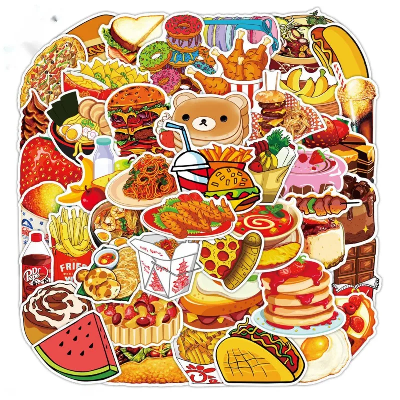 10/30/54/100PCS Cartoon Food Graffiti Stickers Skateboard Fridge Guitar Motorcycle Luggage DIY Classic Toy Sticker Decal
10/30/54/100PCS Cartoon Food Graffiti Stickers Skateboard Fridge Guitar Motorcycle Luggage DIY Classic Toy Sticker Decal