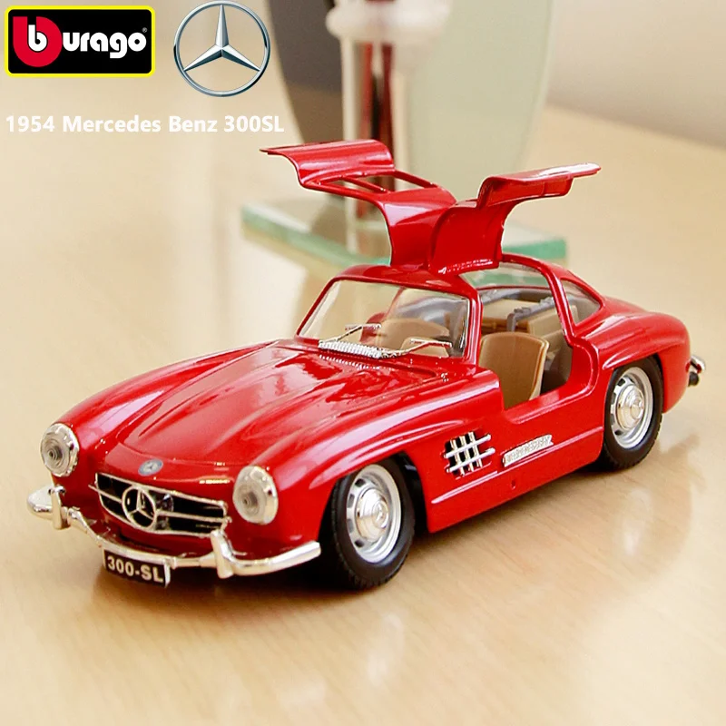 Bburago 1:24 Mercedes Benz 300 SL 1954 Alloy Luxury Vehicle Diecast Cars Model Toy Collection Gift For Children Adults
Bburago 1:24 Mercedes Benz 300 SL 1954 Alloy Luxury Vehicle Diecast Cars Model Toy Collection Gift For Children Adults