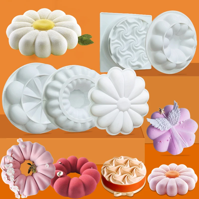 Meibum Variety of Food Grade Silicone Cake Molds Party Dessert Bakeware Non Stick Mousse Pastry Moulds Kitchen Baking Tools
Meibum Variety of Food Grade Silicone Cake Molds Party Dessert Bakeware Non Stick Mousse Pastry Moulds Kitchen Baking Tools