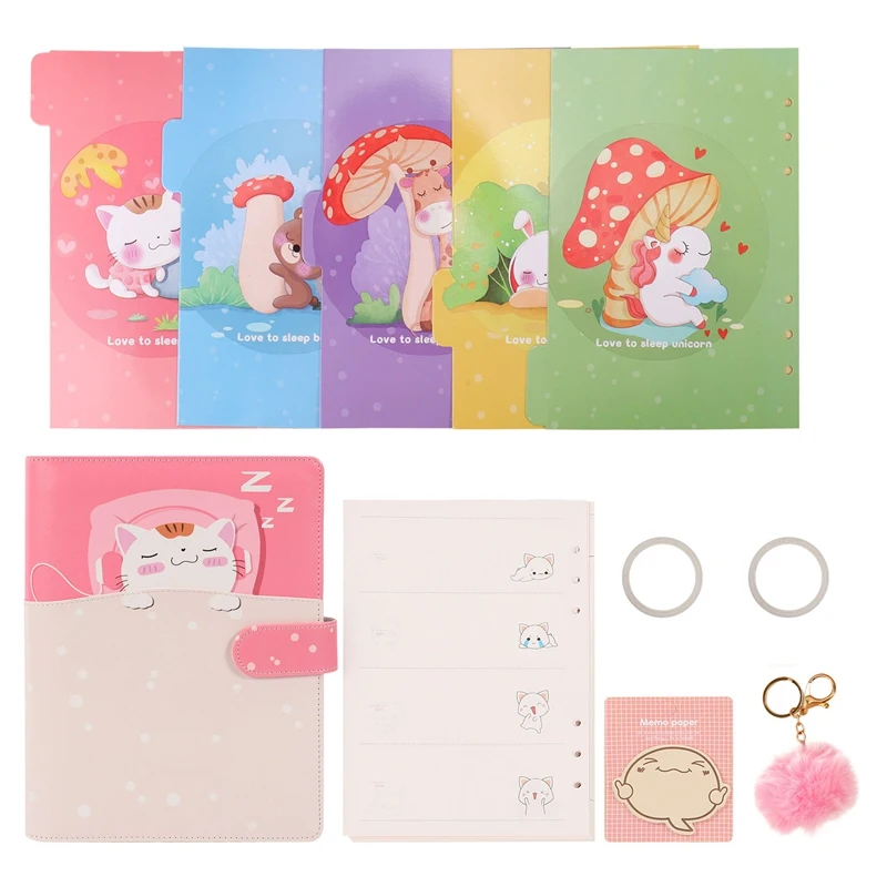 Cute Cartoon Cats Leather Binder Spiral Notebook Office School Cartoon Agent Planner Organizer Stationery A5
Cute Cartoon Cats Leather Binder Spiral Notebook Office School Cartoon Agent Planner Organizer Stationery A5
