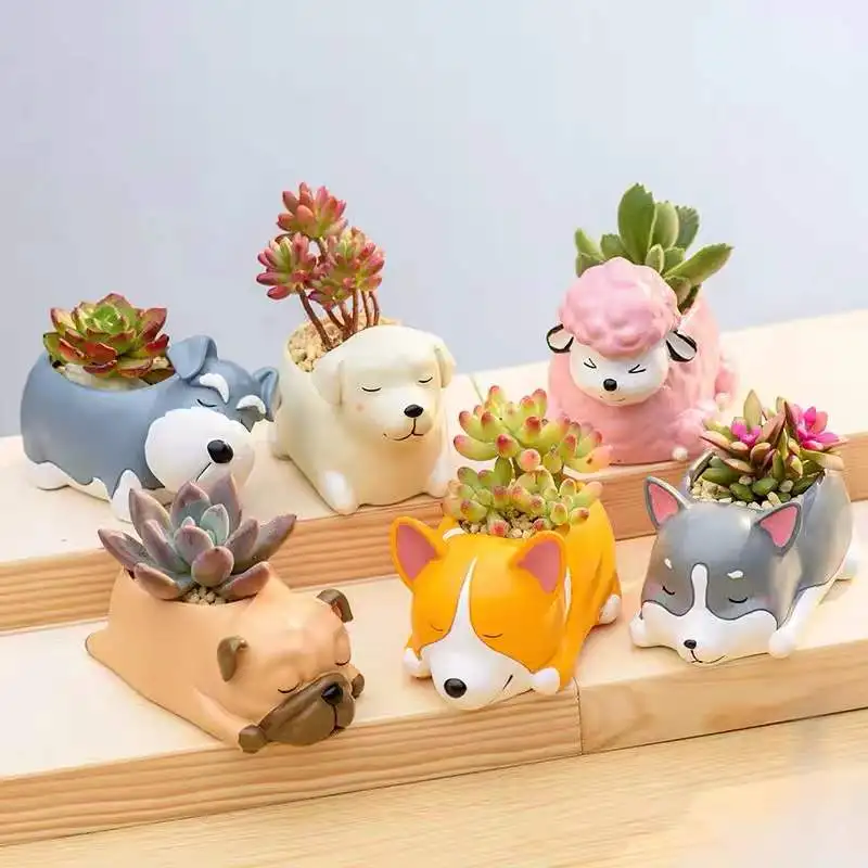 Pet Animal Flowerpot Concrete Silicone Mold Dog Fox Vase Silica Gel Mould Succulent Plant Pot Mold Cement Clay Molds Home Decor
Pet Animal Flowerpot Concrete Silicone Mold Dog Fox Vase Silica Gel Mould Succulent Plant Pot Mold Cement Clay Molds Home Decor